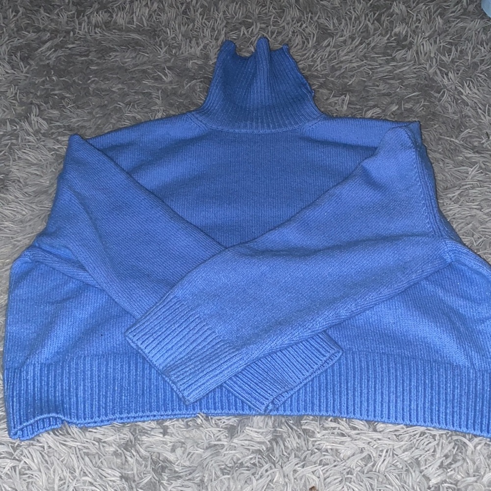 H&M Baby Blue Turtleneck Sweater
